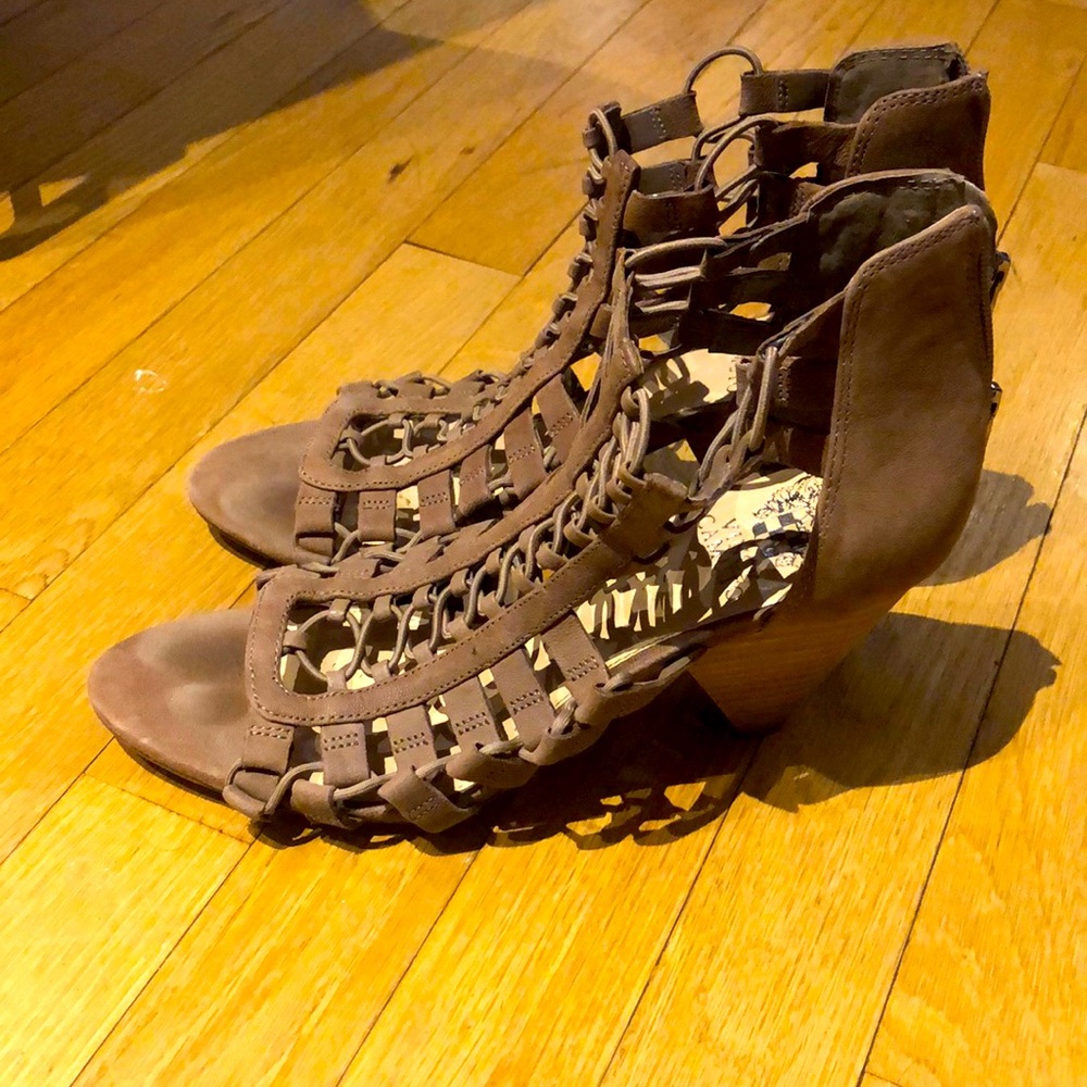 Vince Camuto strappy wedges